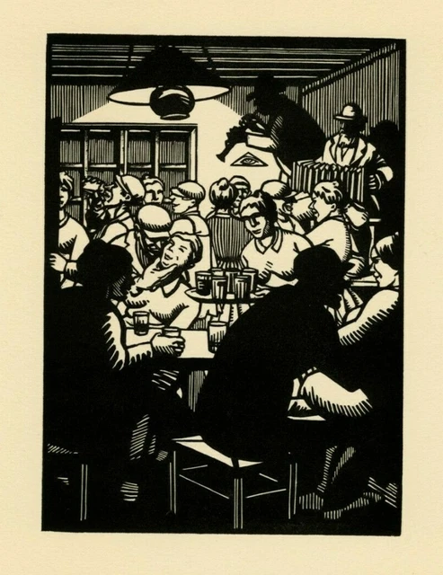 64 dées de Frans MASEREEL graveur sur bos | lnogravure, gravure