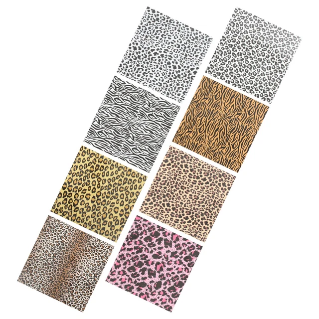 8 Pcs Pu Transfert De Chaleur Scintillant Fer À Repasser Portable Éclair