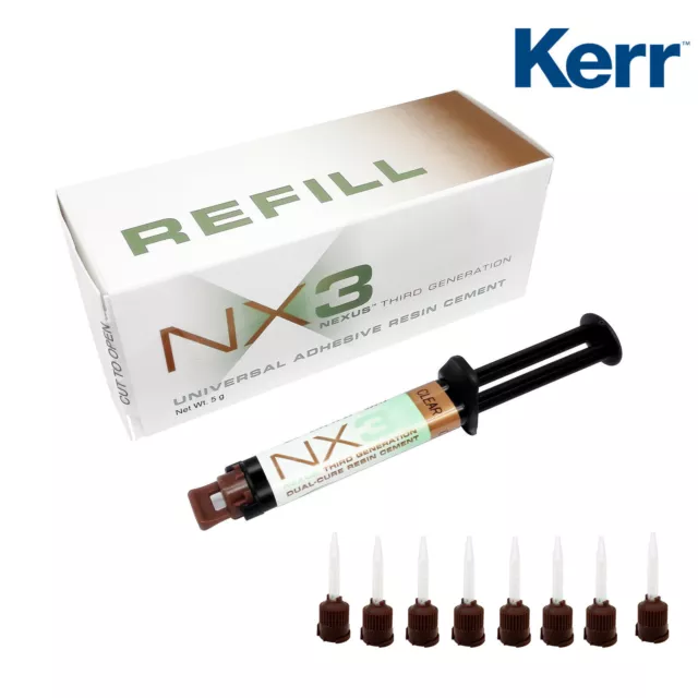 Kerr Dental NX3 Universal Adhesive Resin Cement Automix Syringe Clear 5 Gm 33643