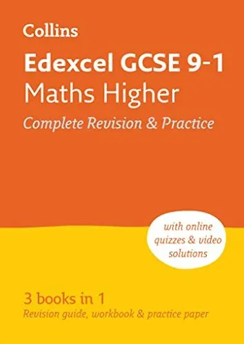 Grade 9-1 GCSE Maths Higher Edexcel All-inOne Complete Revisi... by Collins GCSE