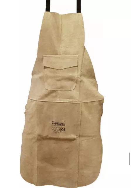 **See Offers** Beige Leather Welding Carpenters Gardeners Safety PPE Apron