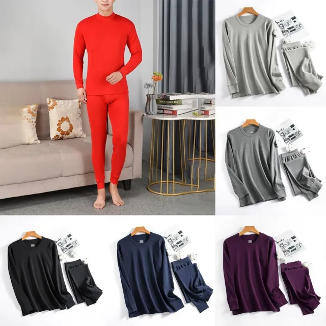 Ensemble de sous-v��tements pyjama haut en bas Johns pour hommes hiver