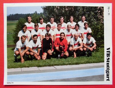 MANNSCHAFTSBILD VFB STUTTGART von 1970