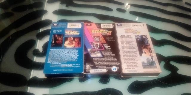 BACK TO THE Future Trilogy Part 1 2 3 I II III Good Condition VHS ...