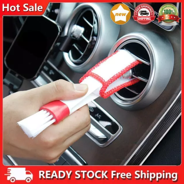 Air Vent Cleaning Microfiber Multi-purpose Dust Brush Car Double Head Brushes