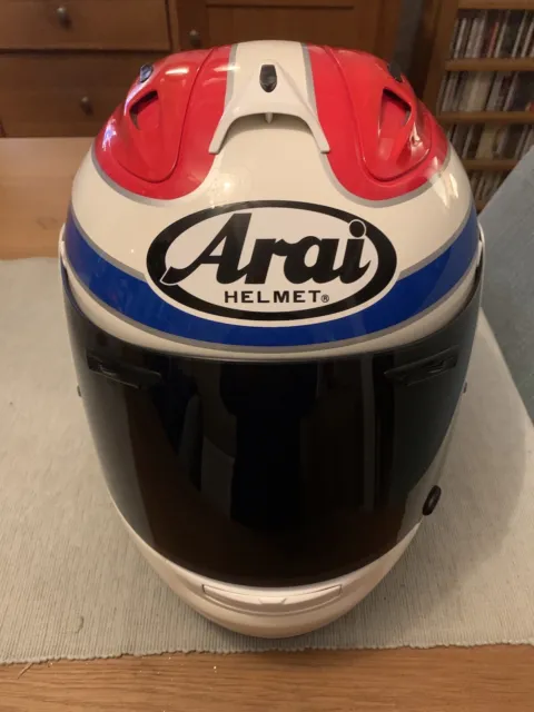 Arai RX-7 RV Freddie Spencer Rep Helmet  S 55/56 CM A1 Condition Tri-Colour