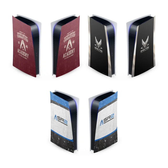 Mass Effect 3 Badges And Logos Vinyl Skin For Sony Ps5 Digital Edition Console