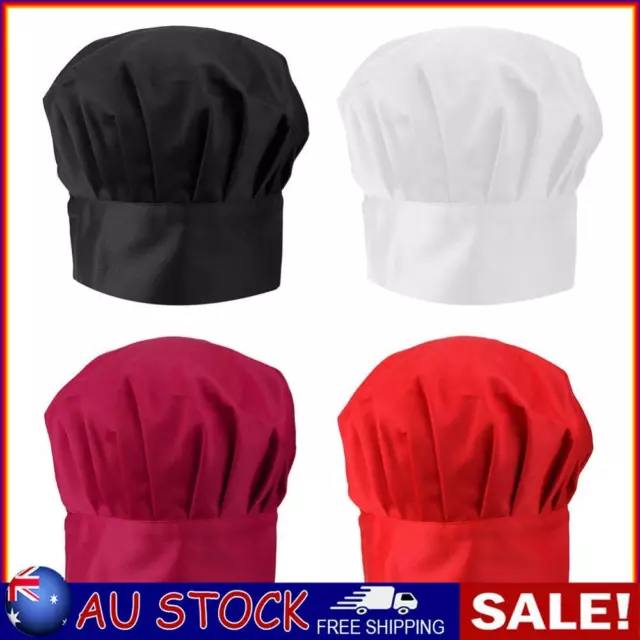 Unisex Baker Chef Caps Adjustable Hotel Cafes Hats Cotton for Restaurant Kitchen