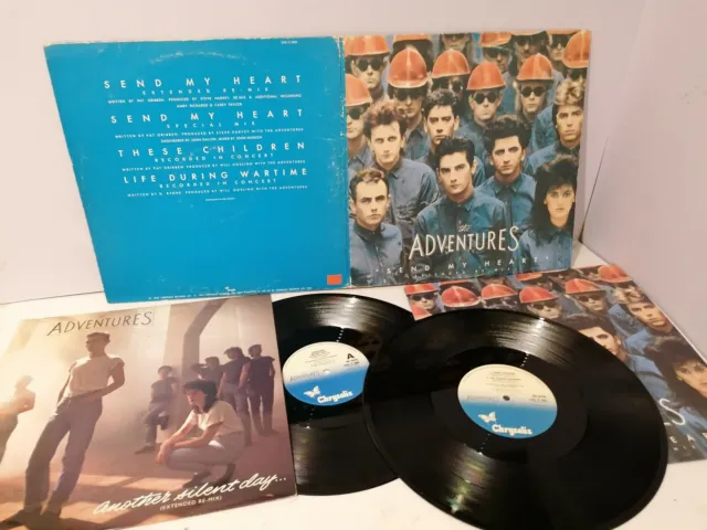 The Adventures - Send My Heart (Extended re-Mix) double 12" single 1984 vinyl