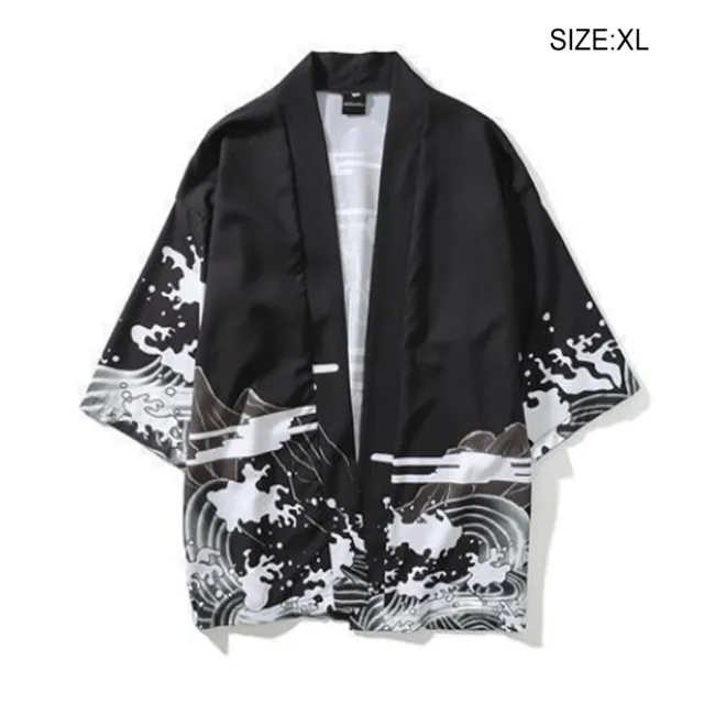 Jackets Cardigan Seven Sleeves Men Shirt Coat Outwear Daily Dates Travel