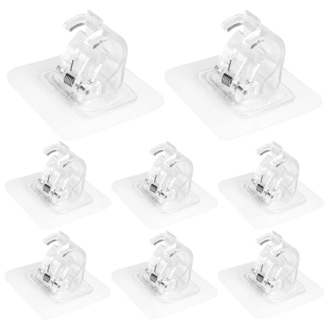 8 PEZZI tende barre supporto senza foratura tende barre supporto N8V9
