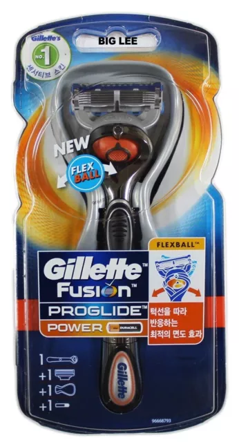 Tout nouveau rasoir Gillette Fusion Proglide Power Flexball 1 + 9 cartouches 2