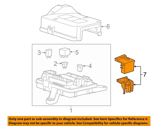 CHEVROLET GM OEM 1618 Camaro Fuse RelayJunction Block 84081785 98.09