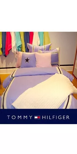 Tommy Hilfiger  TWIN DUVET lavender ~ American Classic   NWT