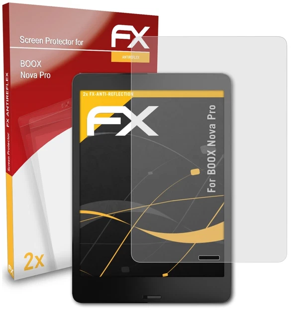 Film Protecteur écran AtFoliX FX-Clear Pour Onyx Boox Tab X C - Ultra Clair, Résistance 6H - Lot De 2