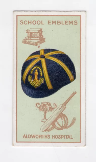 Carreras School Emblems Card 1929 #29 Aldworth’s Hospital Blue Coat Redding