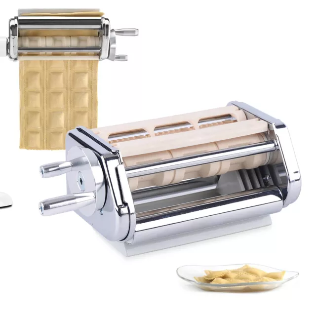 For Kitchenaid Stand Mixers Pasta Attachment & Ravioli Maker Attachment Silver