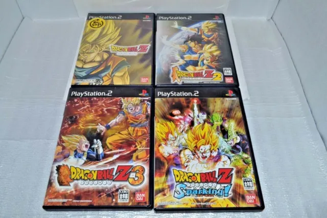 DRAGON BALL Z 1 2 3 Sparking PS2 SET of 4 games SONY PlayStation 2 from Japan