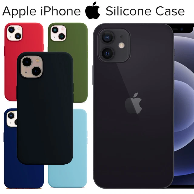 Custodia per Apple iPhone 11 12 13 14 Pro Max Plus Cover TPU Silicone ORIGINALE