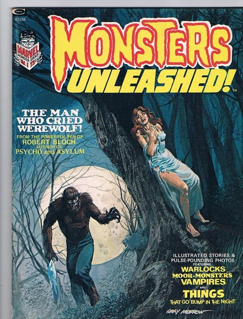 Monsters Unleashed #1 - 1st app Solomon Kane, Werewolf story; Marvel 1973 Rare