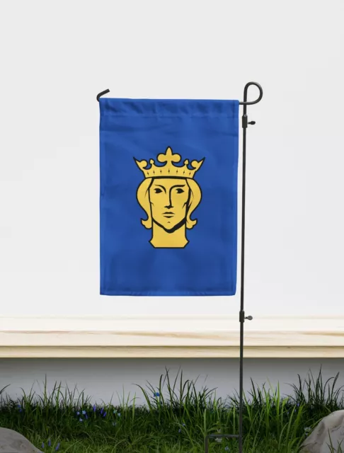Stockholm, Sweden Garden Flag | Size 12x18" Double Sided | Made in EU