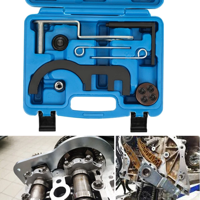 ENGINE TIMING CHAIN Tool Setting Locking Camshaft Kit For BMW N47 N57 2