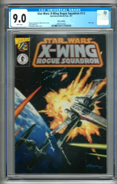 Star Wars: X-Wing Rogue Squadron #1/2 (1997) CGC 9.0 White Pages  "Silver Ed."