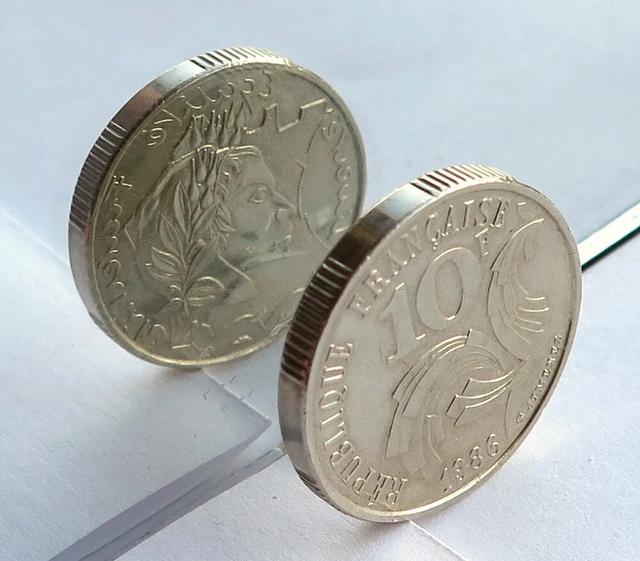 F37302.2 - FRANCE - 10 francs Jimenez - 1986 - frappe médaille - RARE