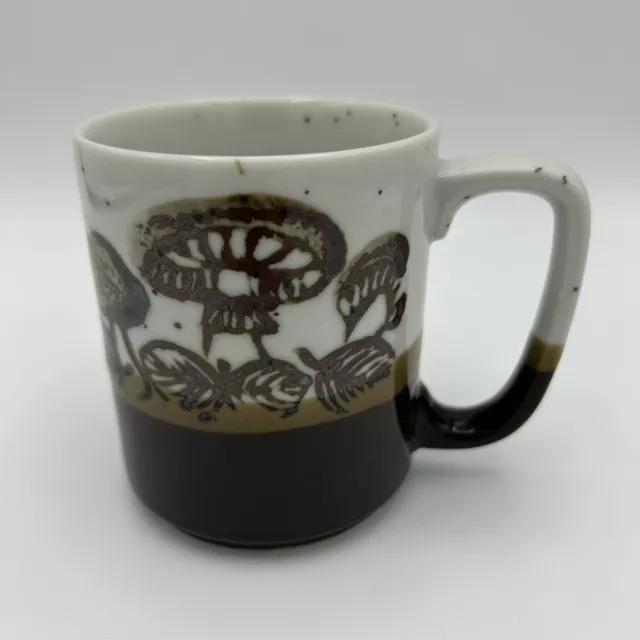 VINTAGE Japan Stoneware Pottery Coffee Tea Mushroom Mug MCM Otagiri?