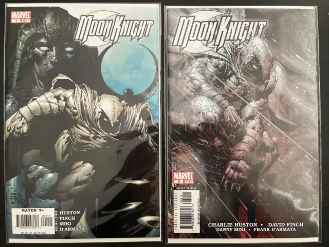 Moon Knight (Marvel) By Charlie Huston Mike Benson Gregg Hurwitz Lot of 2 Comics