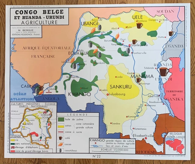 Ancienne Carte Scolaire Rossignol Des Années 60 - La Tempête Et Les Pays Chauds