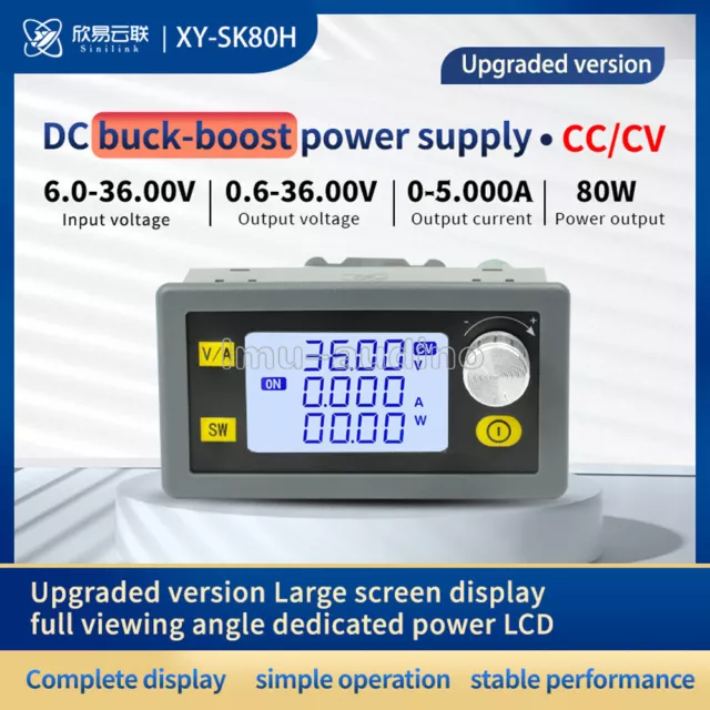 Alimentatore CNC DC 6-36V 80 W Boost Buck Convertitore Regolatore di Alimentazione Modulo CVCC