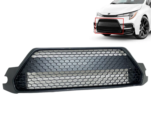 FOR 2020 2022 TOYOTA Corolla Grille Front Bumper Lower Grill Honeycomb 