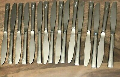 Christofle christinox 12 couteaux a dessert air ceylon lot 1 
