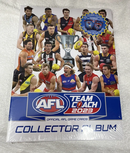 2023 AFL TEAMCOACH Trading Blank Collector Album Folder Team Coach + Prize Card £12.80 PicClick UK