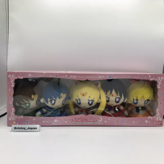 Sailor Moon 20th mini cushion BOX set Plush Doll 2013 Bandai From Japan