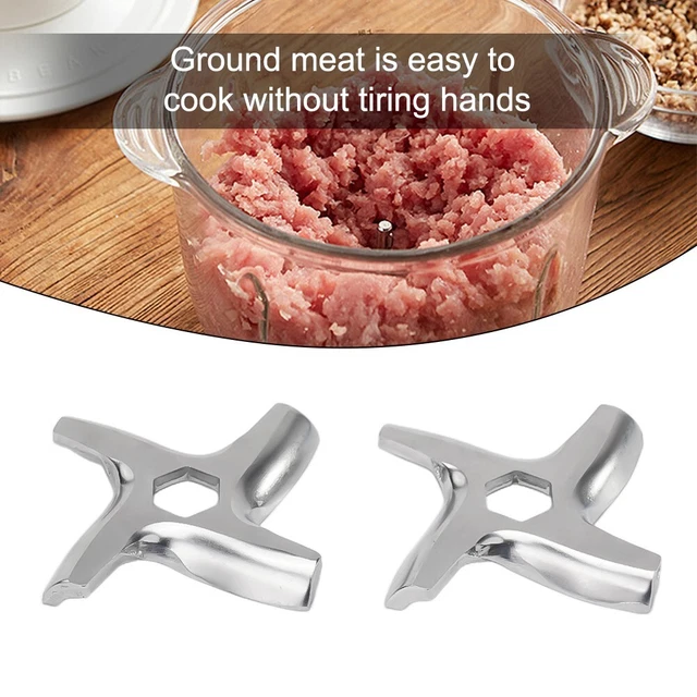 2 PCS MINCER Blade Meat Grinder Replacement For Moulinex 42mm