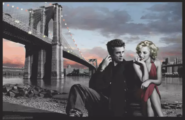 Brooklyn Bridge by Chris Consani Mini Poster - Laminated 17.5" x 11.5"