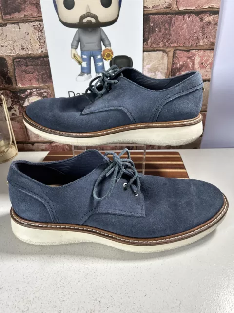 Zapatos inteligentes informales de cuero azul para hombre talla Reino Unido 9,5 EE. UU. 9 EU 43