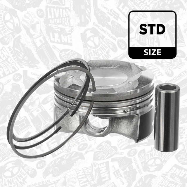 Piston Avec Anneaux Et Boulons KOLBENSCHMIDT Pour MINI/BMW/Peugeot 1.6 - Réf. 0628W4 / 7601181