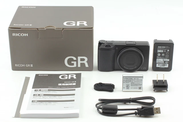 [MINT in Box] RICOH GR III 24.2MP 18.3mm f/2.8 Digital Camera Black From JAPAN 2