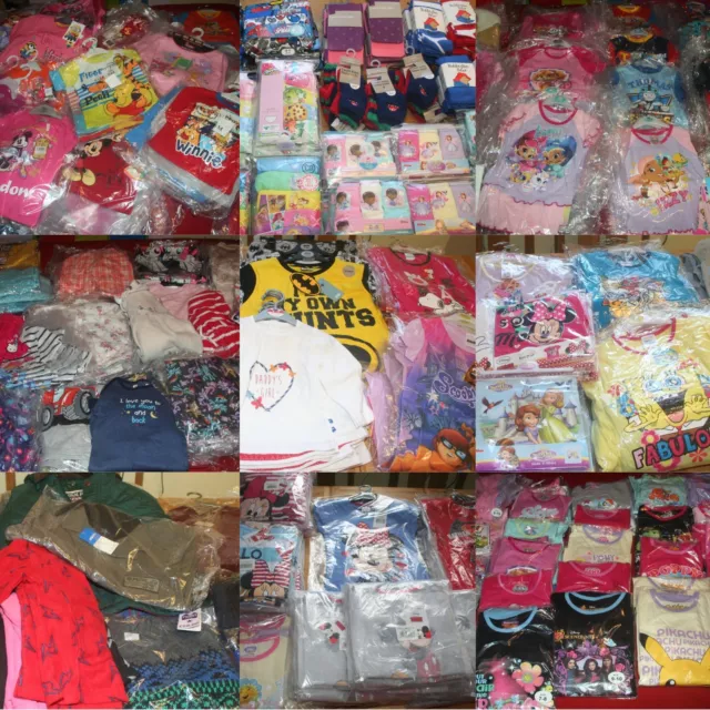 Job Lot of 30 x BRAND NEW Childrens Mixed Clothing Items -HUGE Variety Available