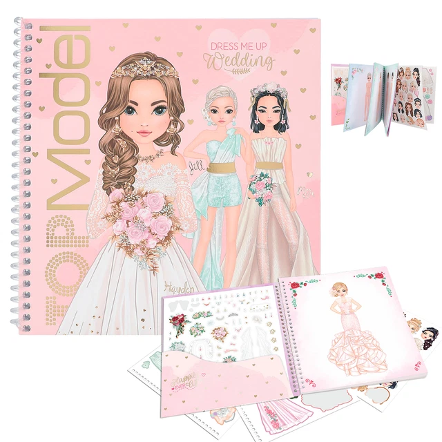 TOPModel Dress Me Up Stickerbuch Wedding 12411 Kreativ Heft Aufkleber NEU