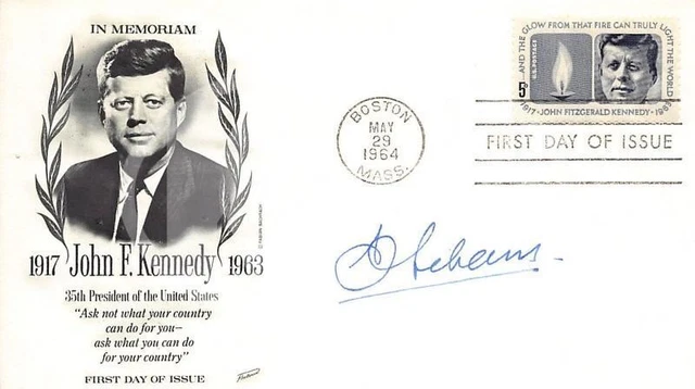 Eugene Schauss Luxembourg Foreign Minister Autograph Signed JFK Mail Cover