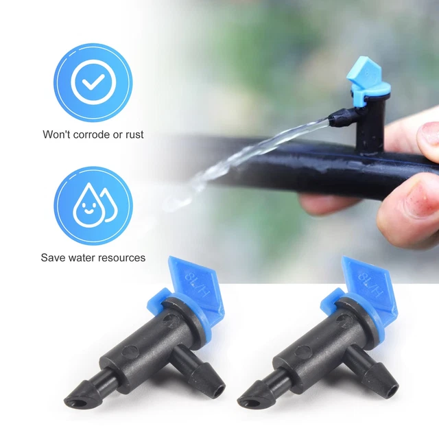 60 PIECES IRRIGATION Drip Emitter Garden Flag Irrigation Dripper, Trees
