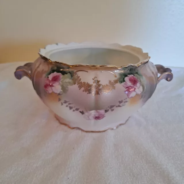 OEG Royal Austria China Floral Serving Dish Casserole - no lid