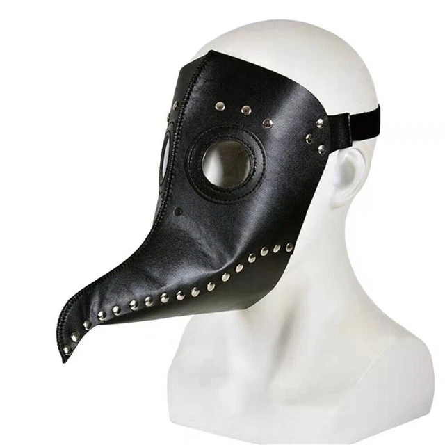 Fire Red Plague Doctor Steam Punk Masque Chair Nose Bird