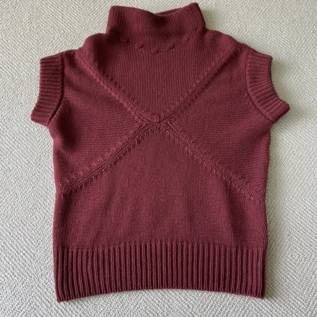 Vintage Bottega Veneta  Cashmere Pullover Sweater Sleeveless size 40