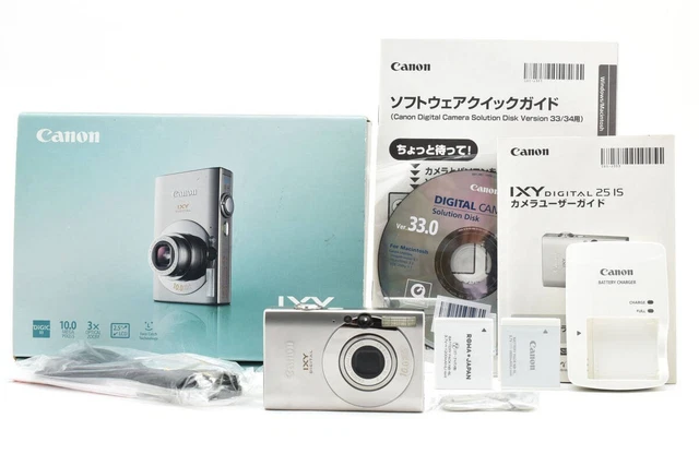 CANON CANON IXY DIGITAL 25 IS Silver Original Box Compact