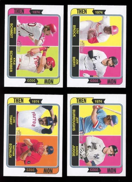 2023 Topps Heritage Then and Now Inserts Pick From List